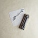NEW Arrow Hand Carved Rubber Stamp