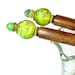 Long Hair Accessories, Chopsticks For Hair in Lime