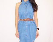 Button Down Jean Dress