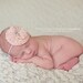 Fleurie- peachy pink chiffon bloom with feather