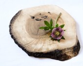 Large, Organic Original Serving Board, Natural Edge Salvaged Wood 853, Ready to Ship
