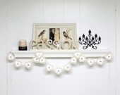 HOME SWEET HOME Garland Crochet Banner Handmade Vintage Home Decor