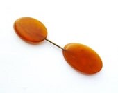 Art Deco Bakelite Butterscotch Jabot Pin Brooch