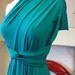 Oasis Turquoise Octopus Convertible Infinity Wrap Gown, Dress