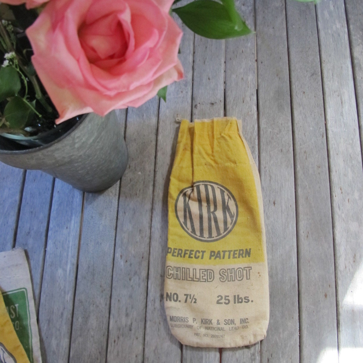Vintage Buckshot Bag - Ammo Sack - Cotton Duck Canvas