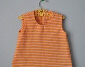 vintage girl handmade tank and short outfit