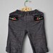 vintage baby navy train pants