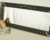 Antique Rustic Cowboy Frame Mirror
