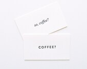 Coffee Date Cards - Set of 30