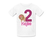 Lion Birthday Tshirt or Onesie Personalized Lion Birthday Shirt Boys or Girls