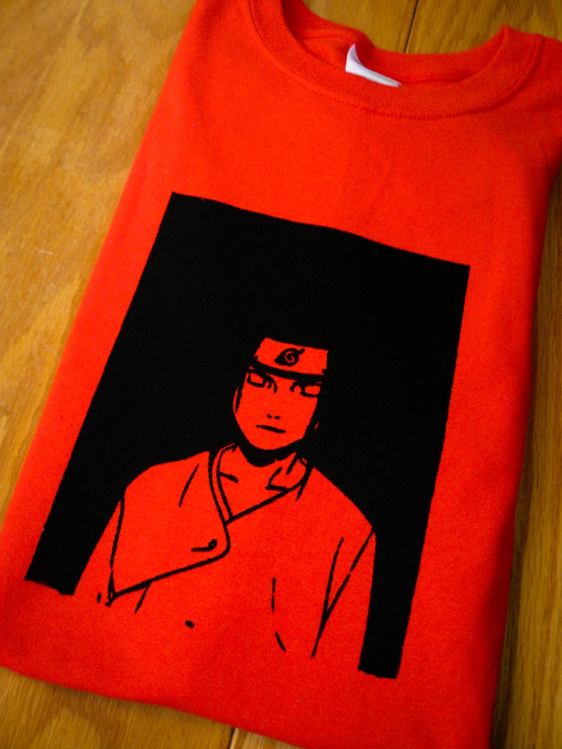 Naruto Inspired Neji Hyuga Screenprinted T-Shirt