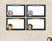 PRINTABLE Chalkboard Graduation Party Label Tents (Color of your choice) Il_170x135