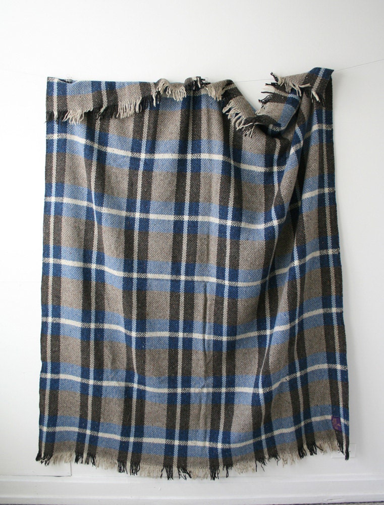 Blue Wool Blanket