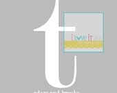 Personalized Wedding Gift . Family Name Art Date . Custom Anniversary Established Modern Print . 11x14 Sign Poster Typography