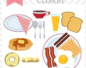 Instant Download Breakfast Time Clipart Instant Download
