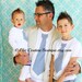 Father's Day, Spring, Summer Wedding set. 1 Big Brother Little Brother Tie Shirt & 1 Little Brother Tie Onsie. Non Personalized.