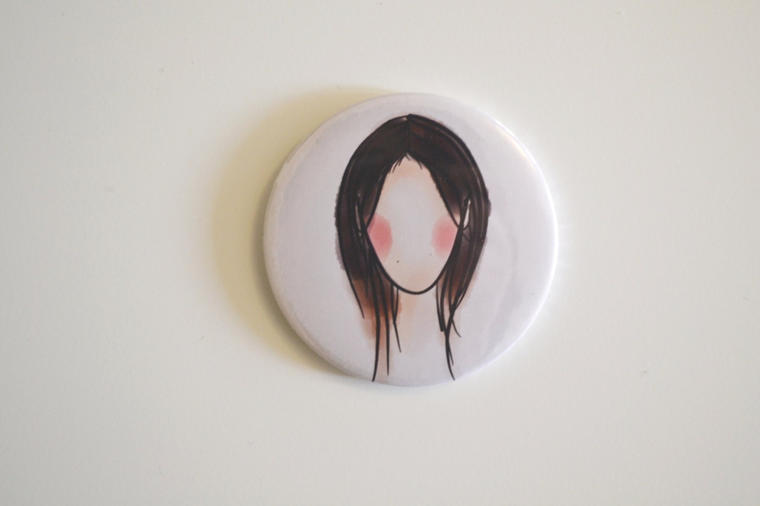 Lily Illustrated Pocket Mirror
