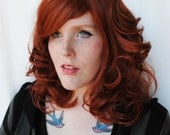 SALE - RAVISHING REDHEAD wig // Auburn Hair // Natural Curly wig