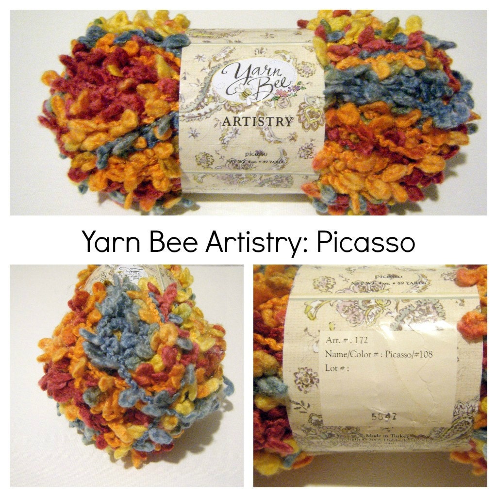 DE-STASH Yarn Bee Artistry yarn in Picasso
