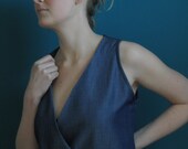 denim overall sleeveless