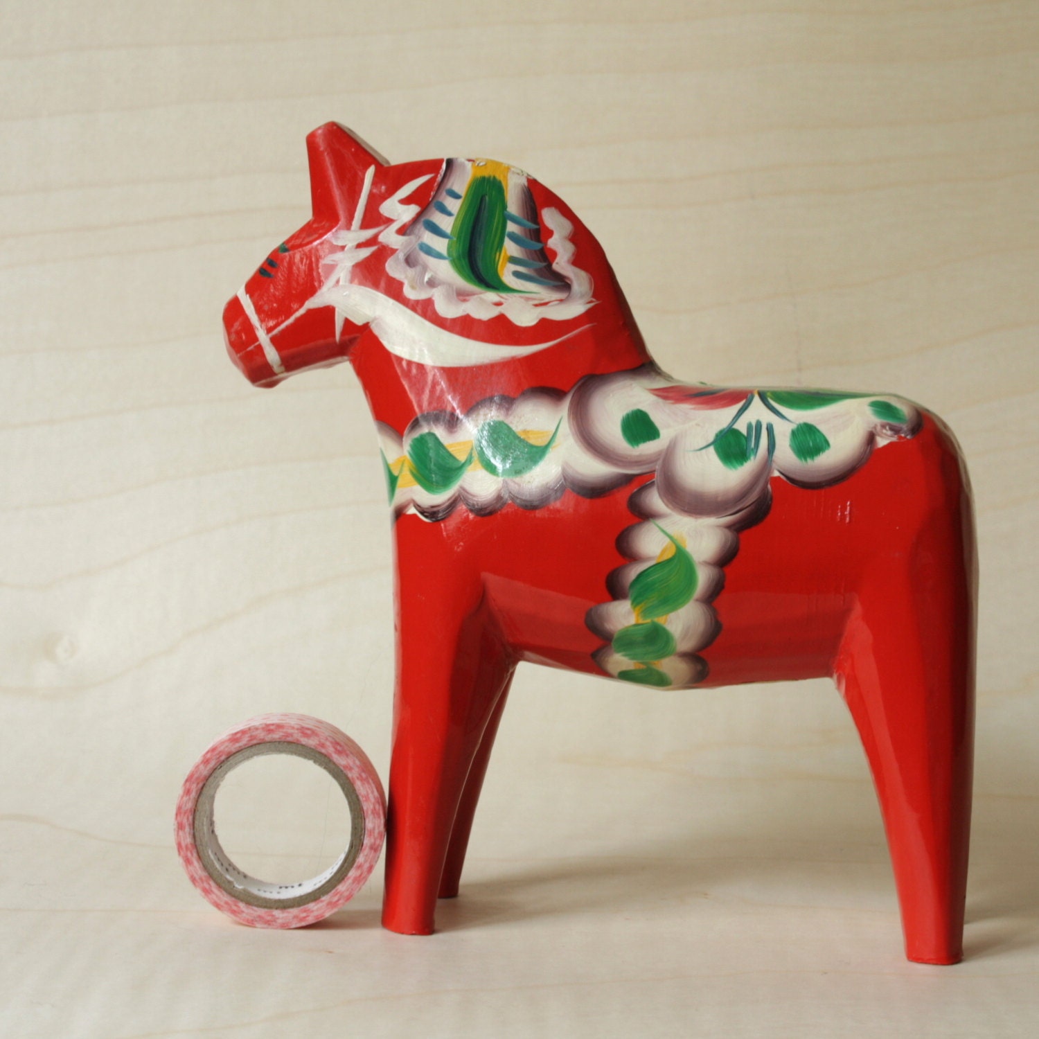 Vintage 6" Swedish Traditional Olsson Dala Horse