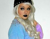 Black Silver or Gold Studded Beanie