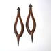 Wall Sconce Candle Holders 60s Syroco Danish Modern