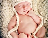 Teddy Bear Hat Newborn Photography Prop With Earflaps