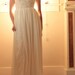 Wedding Dress- Beaded Sequins Strapless  Bustier Chiffon and Lace Bohemian- Lamia Gown off-white