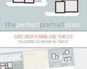 ORDER PLANNING Guide Client Handout and Wall Display Guide Brochure Template for Photographers - INSTANT Download