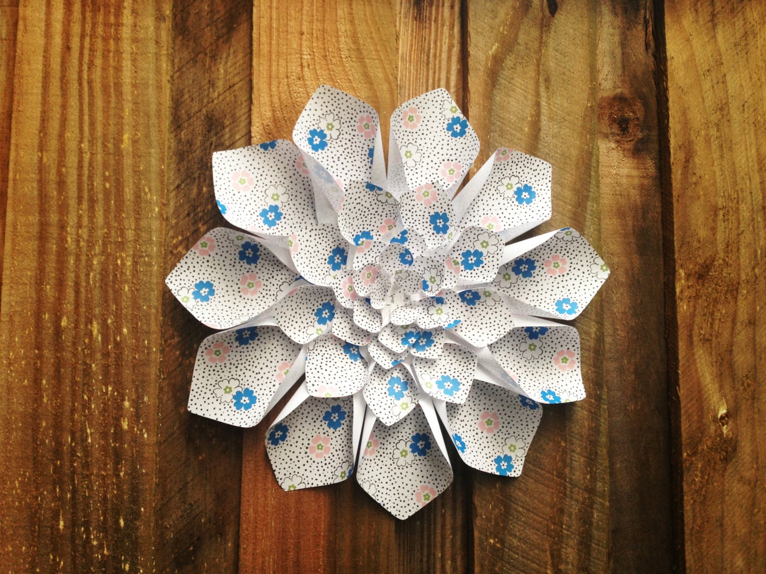 Floral Wallflower - Hand Crafted Paper Flower Wall Decoration