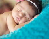 The Claire Crochet Bow Headband- Newborn through Adult