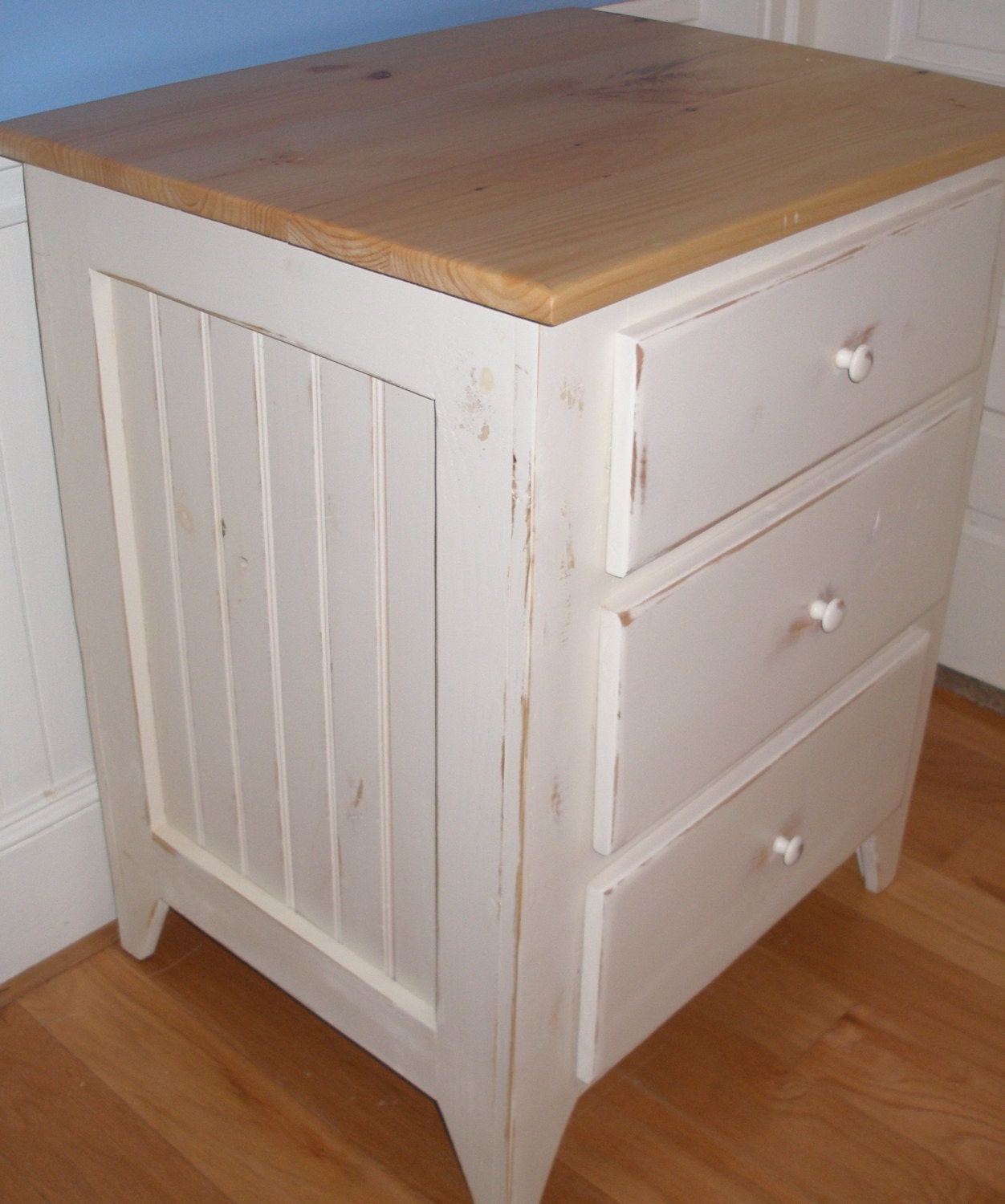 Dresser, storage, white,  wood, distressed, shabby chic