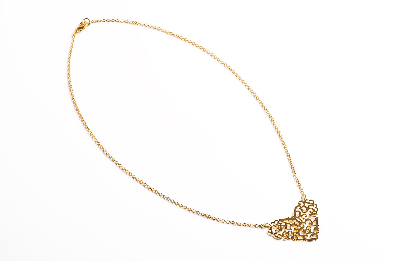 Small Heart Necklace, Gold Necklace, Gold Jewelry, Love Necklace, Jewelry With Meaning, Birthday Gift, Mother's Day Gift