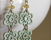 Patina Flower Earrings