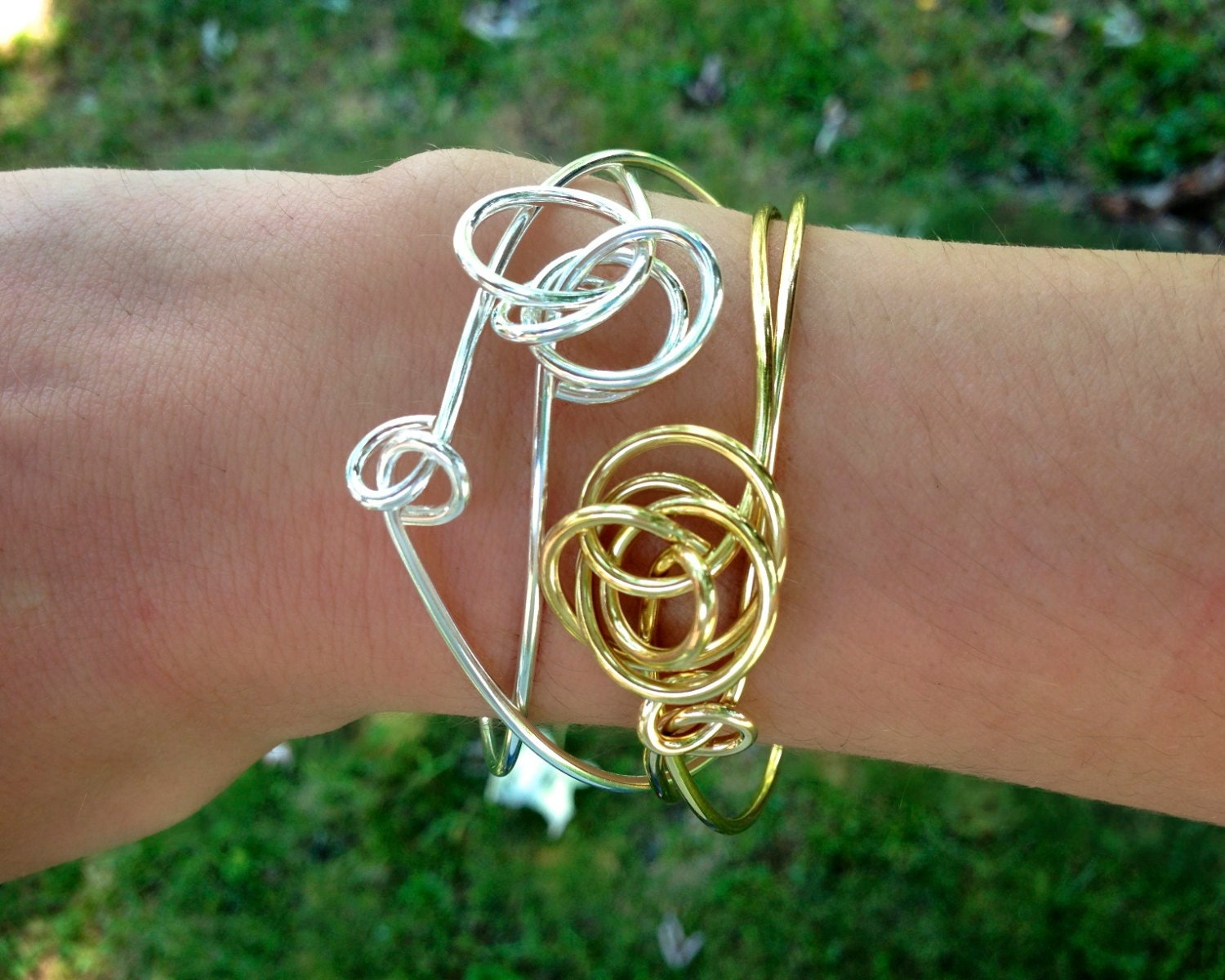 Brass Twist Bangle