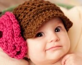 Madeline's Newsboy Crochet Hat Pattern (274)