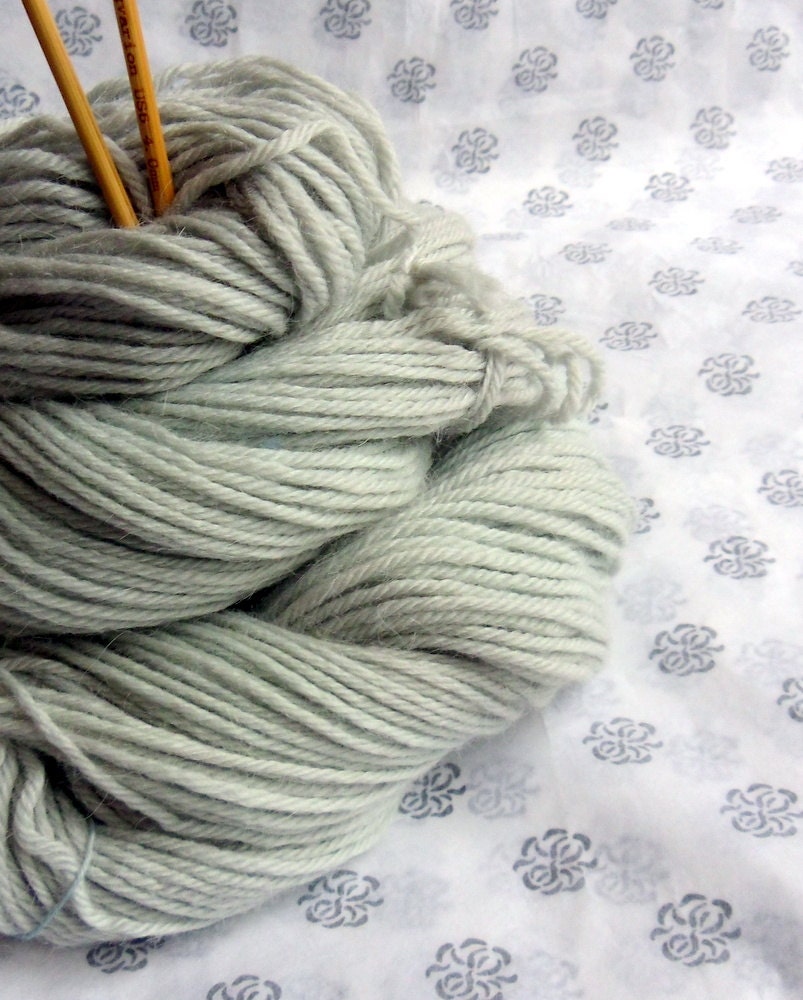 Merino Alpaca Blend Hand Dyed DK Yarn 100g - Chilled Blues