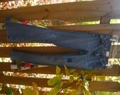 MADE to ORDER BRICK patchwork insert, your design, your pants one-of-a-kind custom, the "Jellybean Jean"