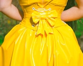 Yellow Bow Belt from Artifice Clothing (photoshoot sample ready to ship)