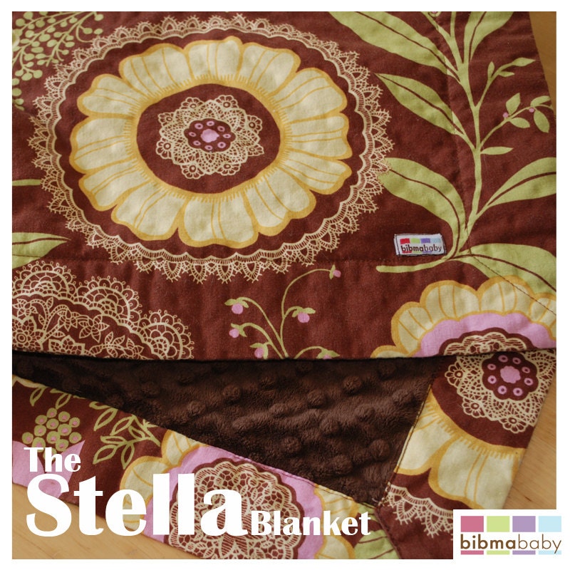 The Stella Stroller Blanket in Lotus