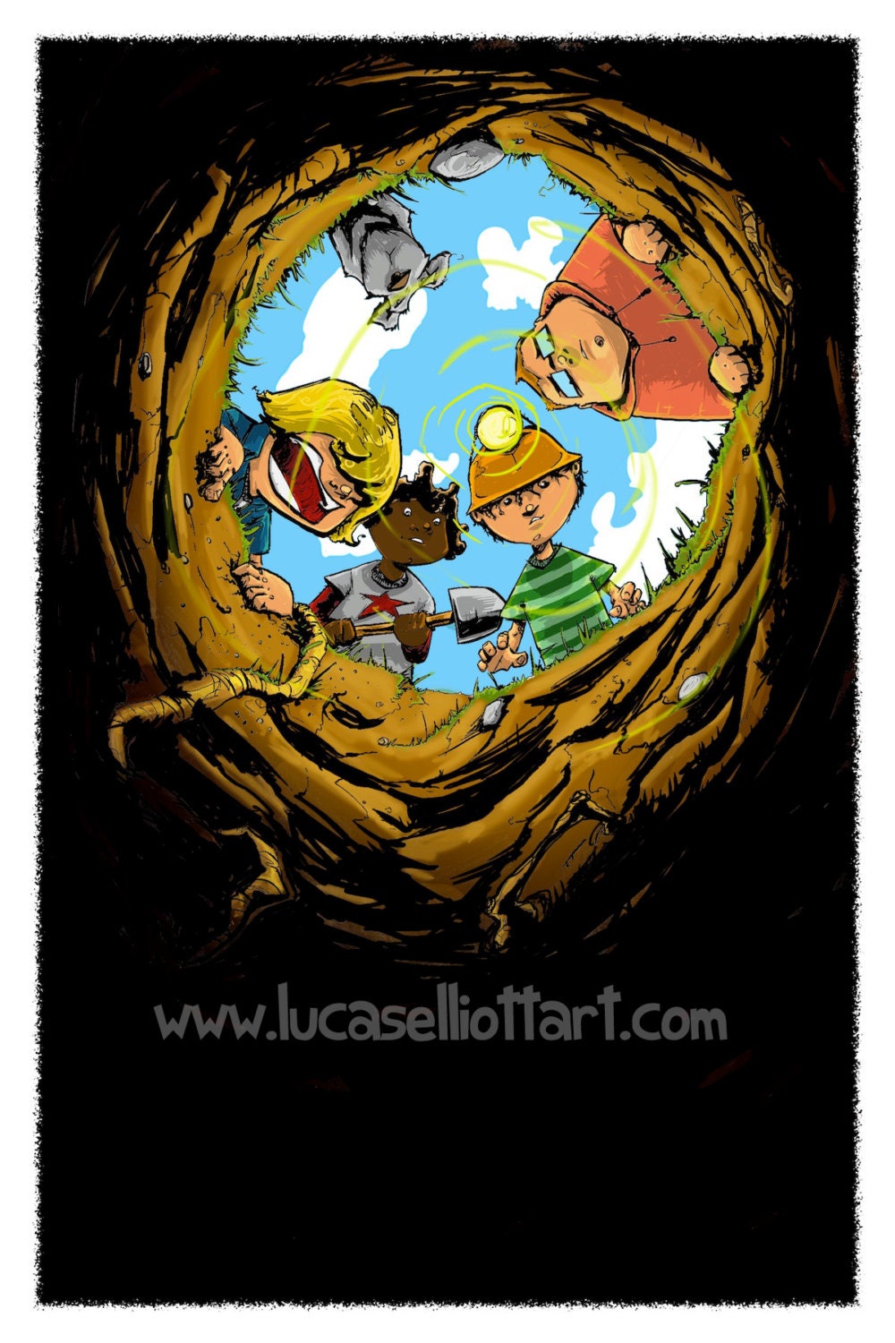 I Think We Found The Hamster (8"x12" Giclee Print)