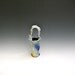Blue Basket, Blue Soda Fired Vase, Blue Pottery, Porcelain Ceramic Basket