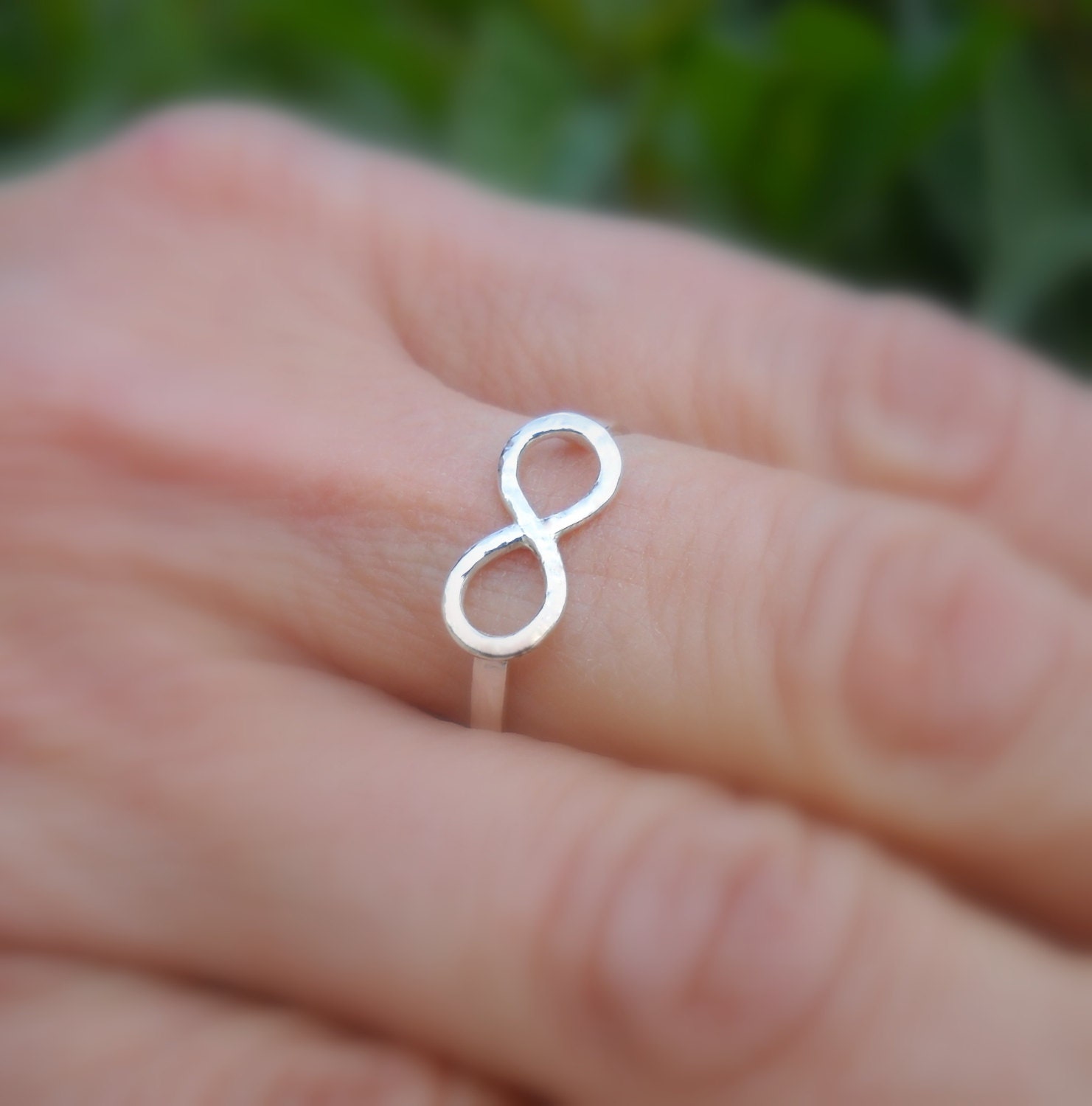 Sterling Silver Infinity Ring Band