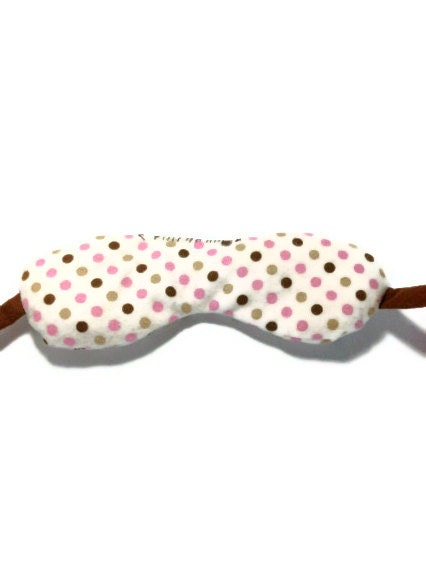 Calming eye mask / Eye pillow in Polka Dot