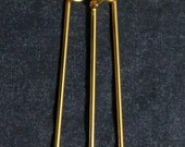 Octopus Hair Fork in Bronze with Crystal