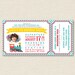 custom birthday party invitation - choo choo train