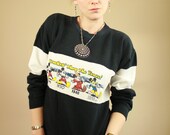 80s Truckin Through the Years Mickey Mouse Sweatshirt