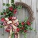 Fourth of July Wreath - Patriotic July 4th Wreath - Americana Style Wreath - Tea Stain and Burlap Patriotic Wreath