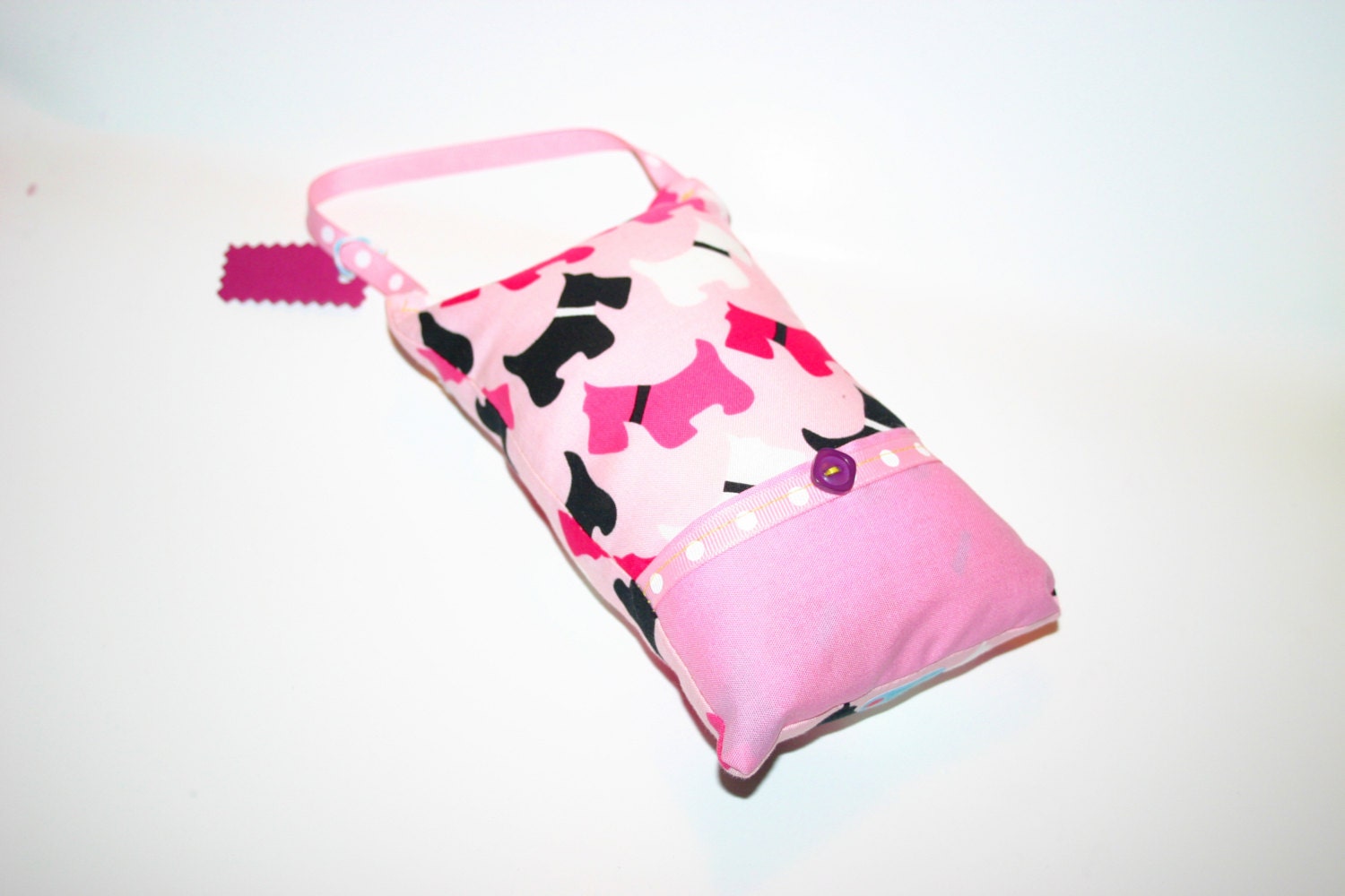 Dogs Tooth Fairy Pillow Homemade Designer Fabric by Jennifer Star